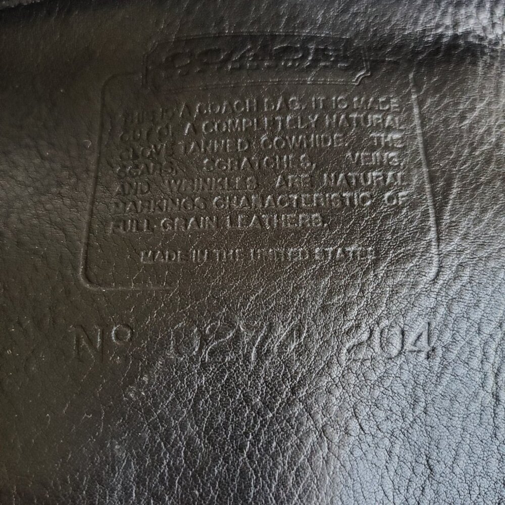 EUC Vintage Coach Gallery Bag (#4028) in Black – Lightweights Collection - Picture 13 of 14